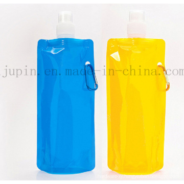 OEM Logo Print Advertising Promotional Foldable Sport Water Bottle